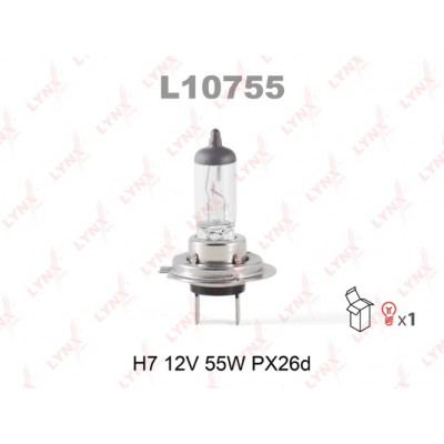 Лампа H7 12V 55W (PX26d) LYNXauto