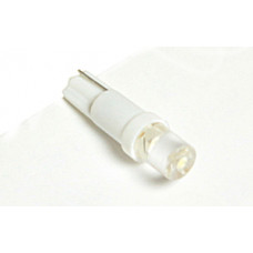 Лампа LED W1.2W 12V (W2х4,6d) T5-01 1LED белый конус NORD YADA 900277