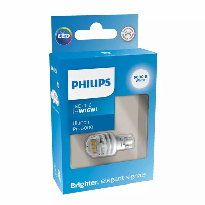 Лампа W16W 12V (W2.1х9.5d) PHILIPS