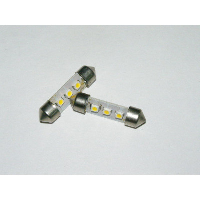 Лампа T11х36 3SMD белый 12V5W NORD YADA 900304