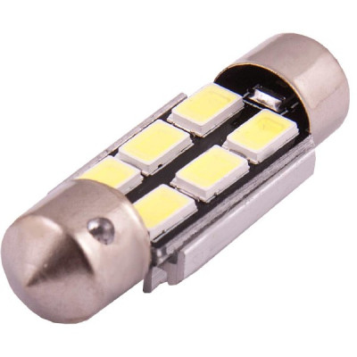 Лампа LED C10W 12V T11х36  SV8.5 6 SMD 36мм CANBUS (обманка) SKYWAY