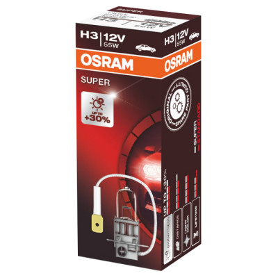 Лампа H3 12V 55W (РК22s) +30% света OSRAM 64151SUP