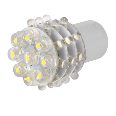 Лампа LED P21W 12V (BA15s) S25 36 LED белый SKYWAY