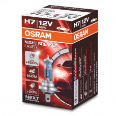 Лампа H7 12V 55W (PX26d) +150% света Night Breaker LASER  OSRAM 64210NL