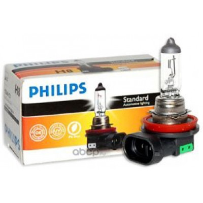 Лампа H8 12V 35W (PGJ19-1) PHILIPS 12360C1